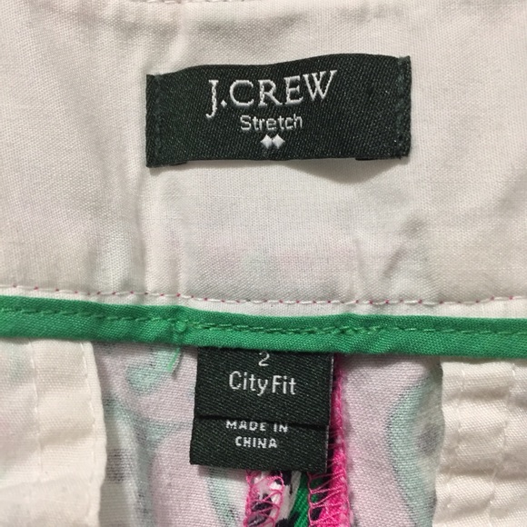 💐🆕J. Crew Pink Green Paisley Polka Dot Shorts💐 - Picture 4 of 4